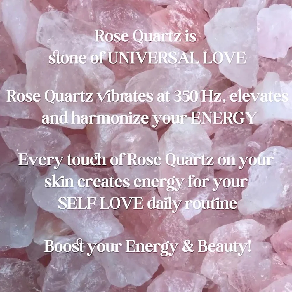 Rose Quartz Massage Tool for Face & Body from Nature to You